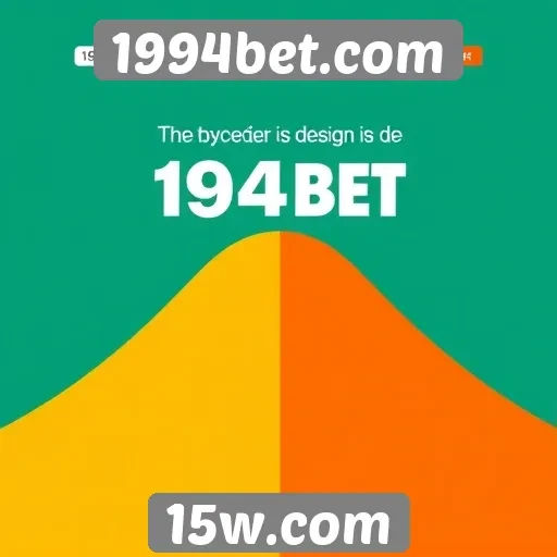 Tendências no design do site 1994bet.com